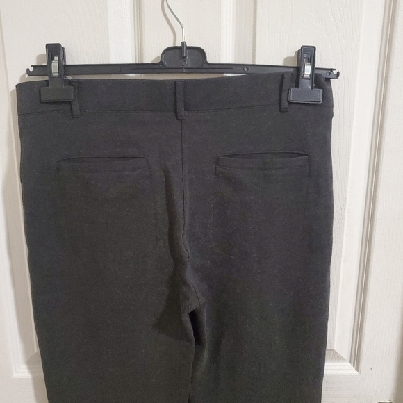 Betabrand Women Yoga Stretch Dress Pants Bootcut Leg Size Large Charcoal Gray - Picture 4 of 6